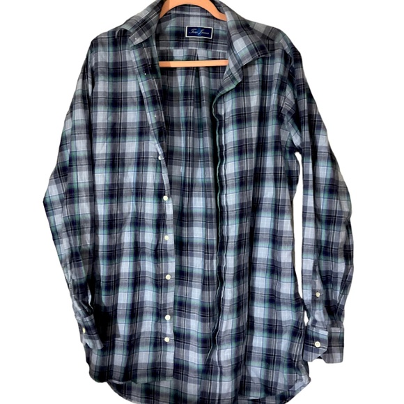 Tom James Long Sleeve Button Down custom made for Mike McGlone RN 85949 - Picture 2 of 10